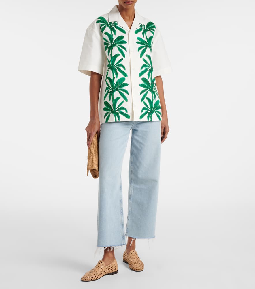 Ren high-rise wide-leg jeans