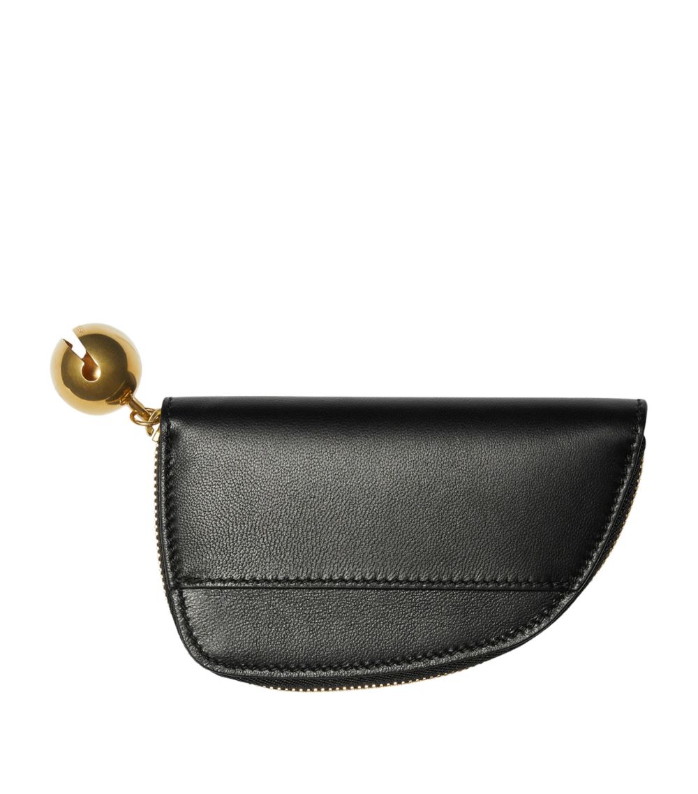 Leather Shield Coin Pouch