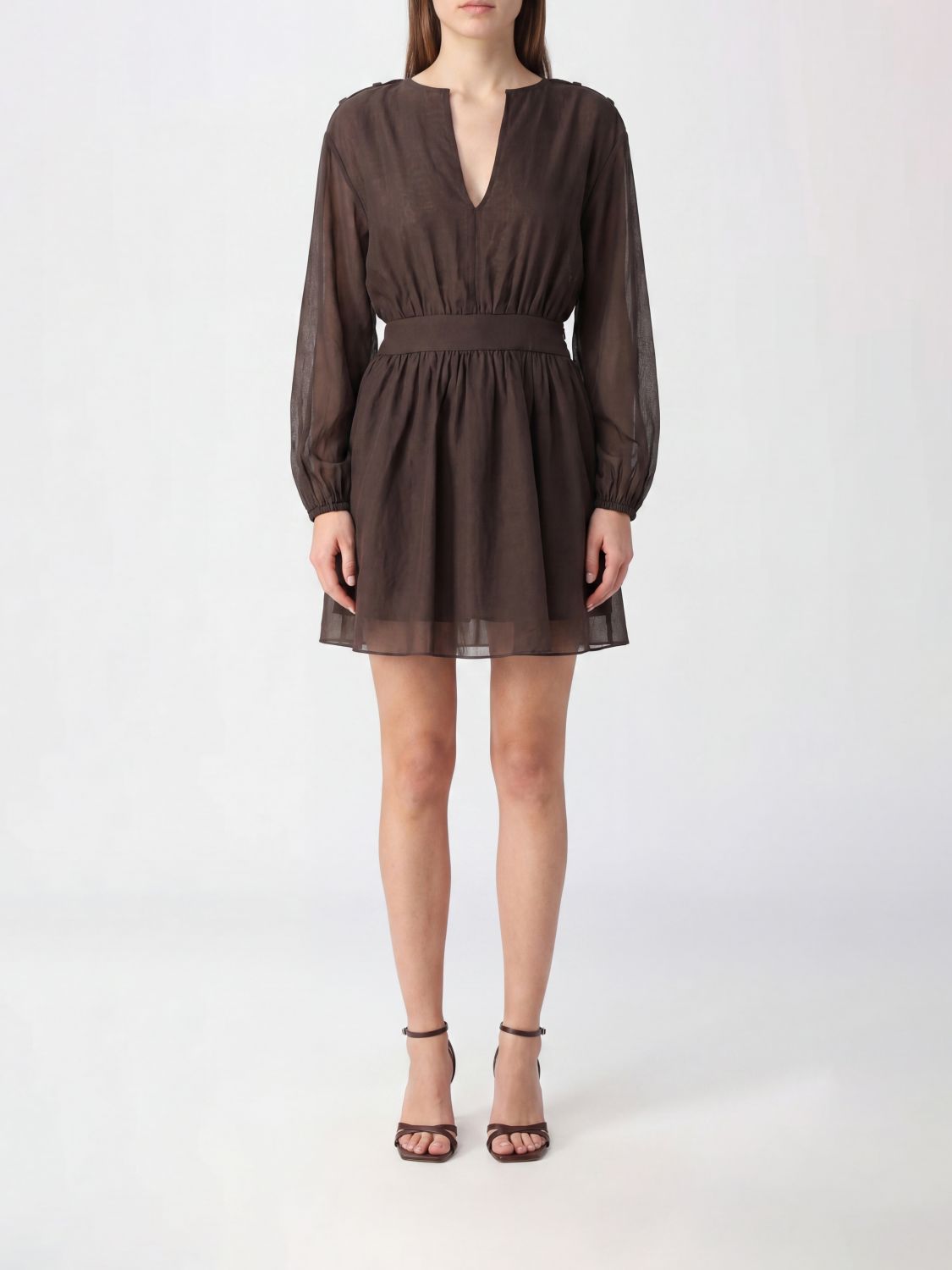 Dress Woman color Brown