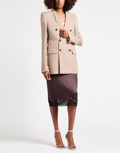 Woman Blazer Light brown Size 4 Silk
