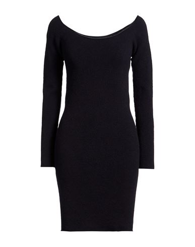 Woman Mini dress Midnight blue Size M Virgin Wool, Polyamide, Cashmere, Elastane