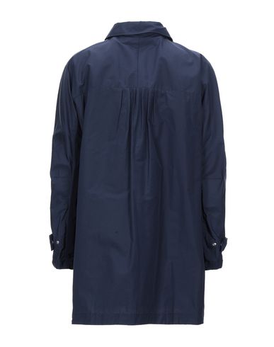 Woman Overcoat & Trench Coat Midnight blue Size 10 Polyester, Cotton