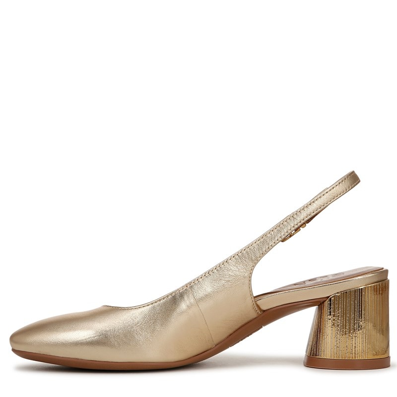 Women's Lane Slingback Pump Shoes (Dark Gold Leather)