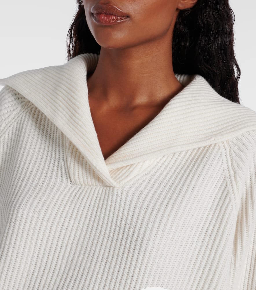 Wool, cashmere and silk sweater
