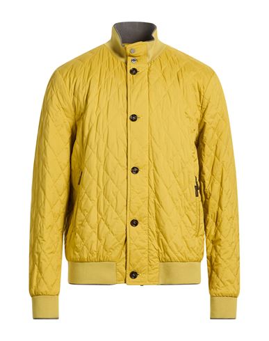 Man Puffer Mustard Size 38 Polyamide, Polyurethane, Polyester