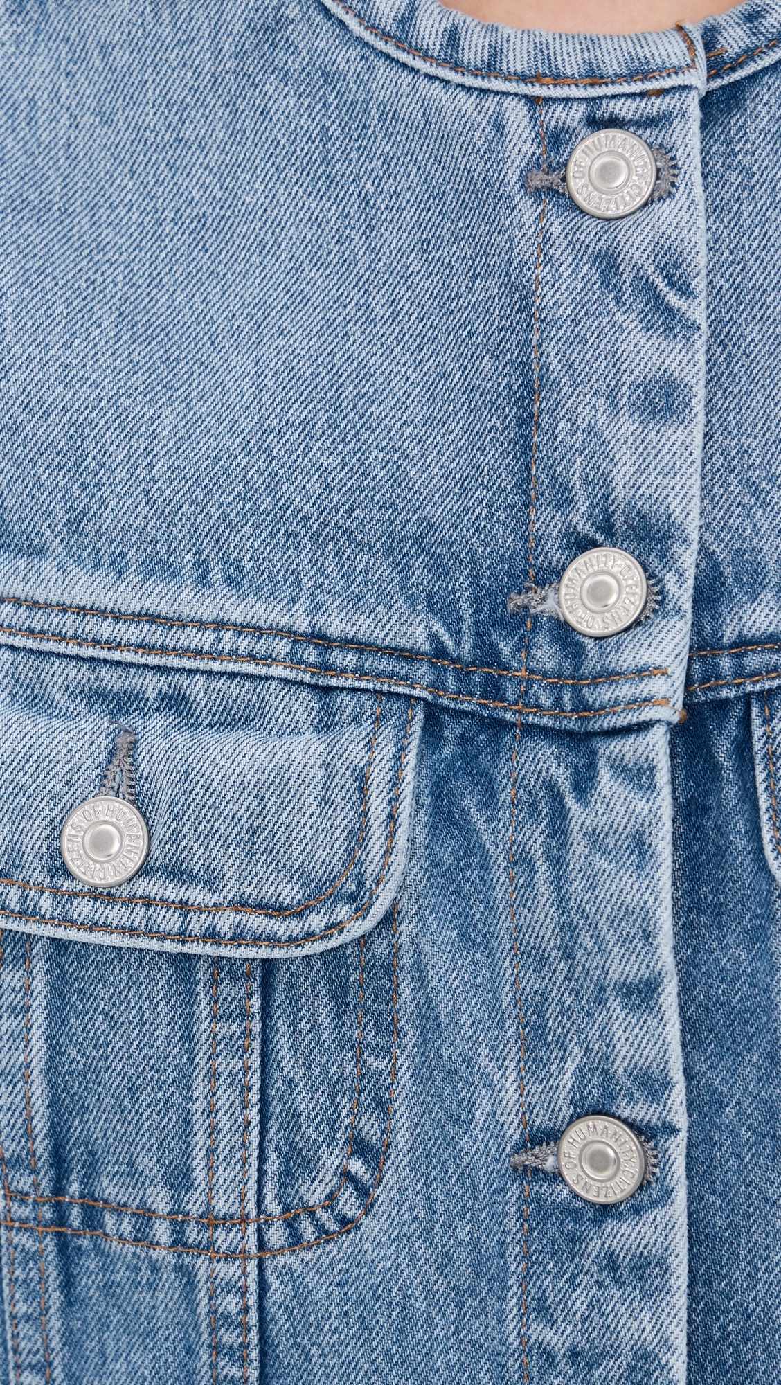 Devin Collarless Jacket Cecil