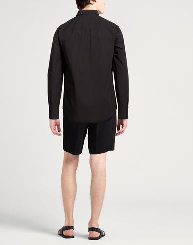 Man Shirt Black Size 15 Cotton