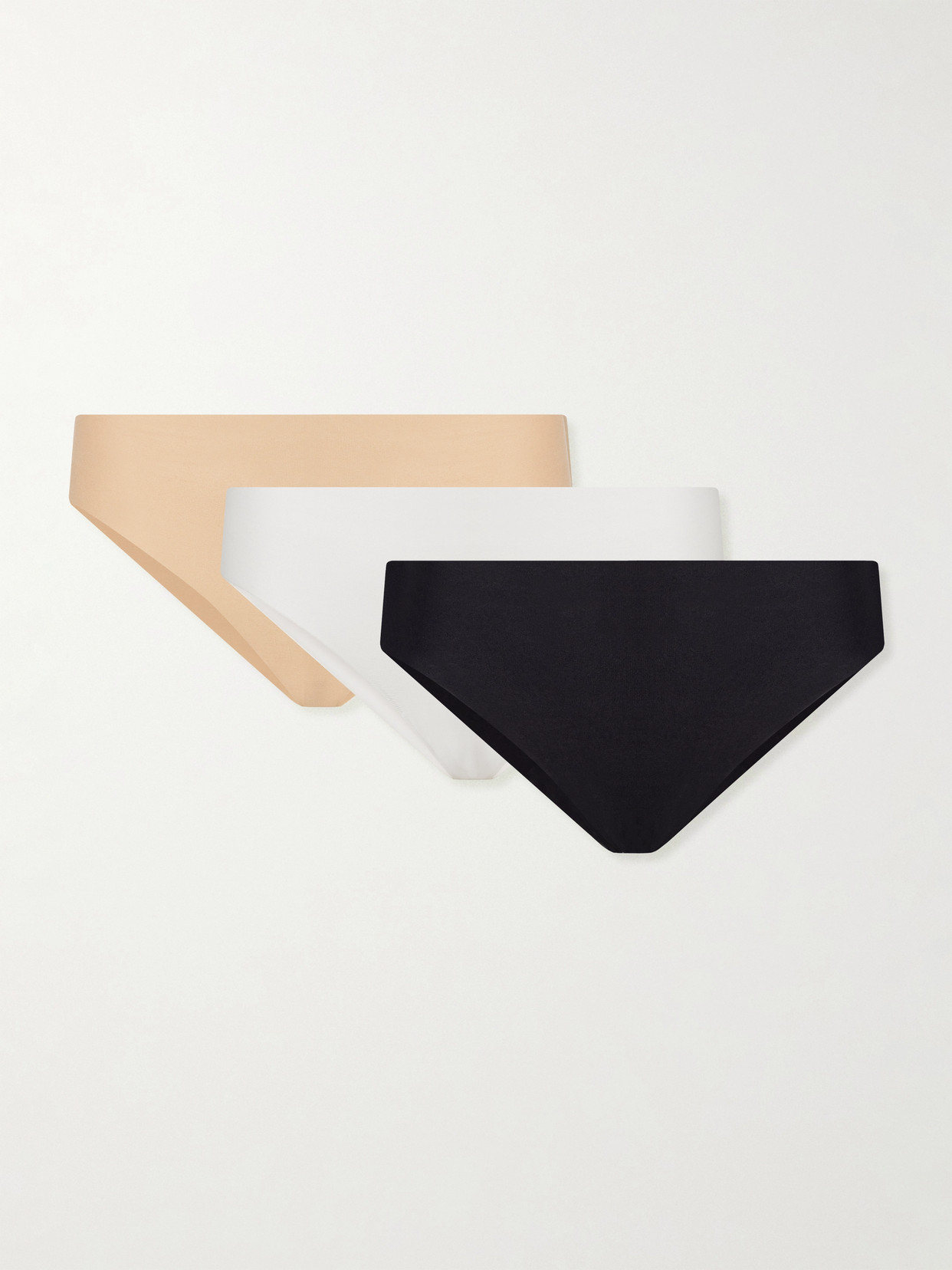 Three-pack Cotton-blend Briefs - Multi
