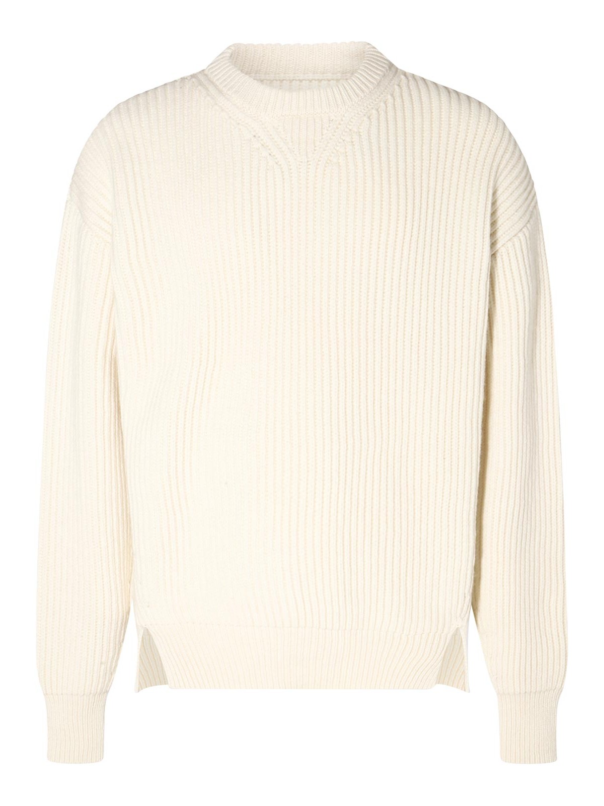 White cotton knitwear