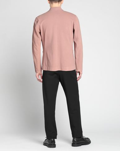 Man Blazer Antique rose Size 42 Cotton, Elastane