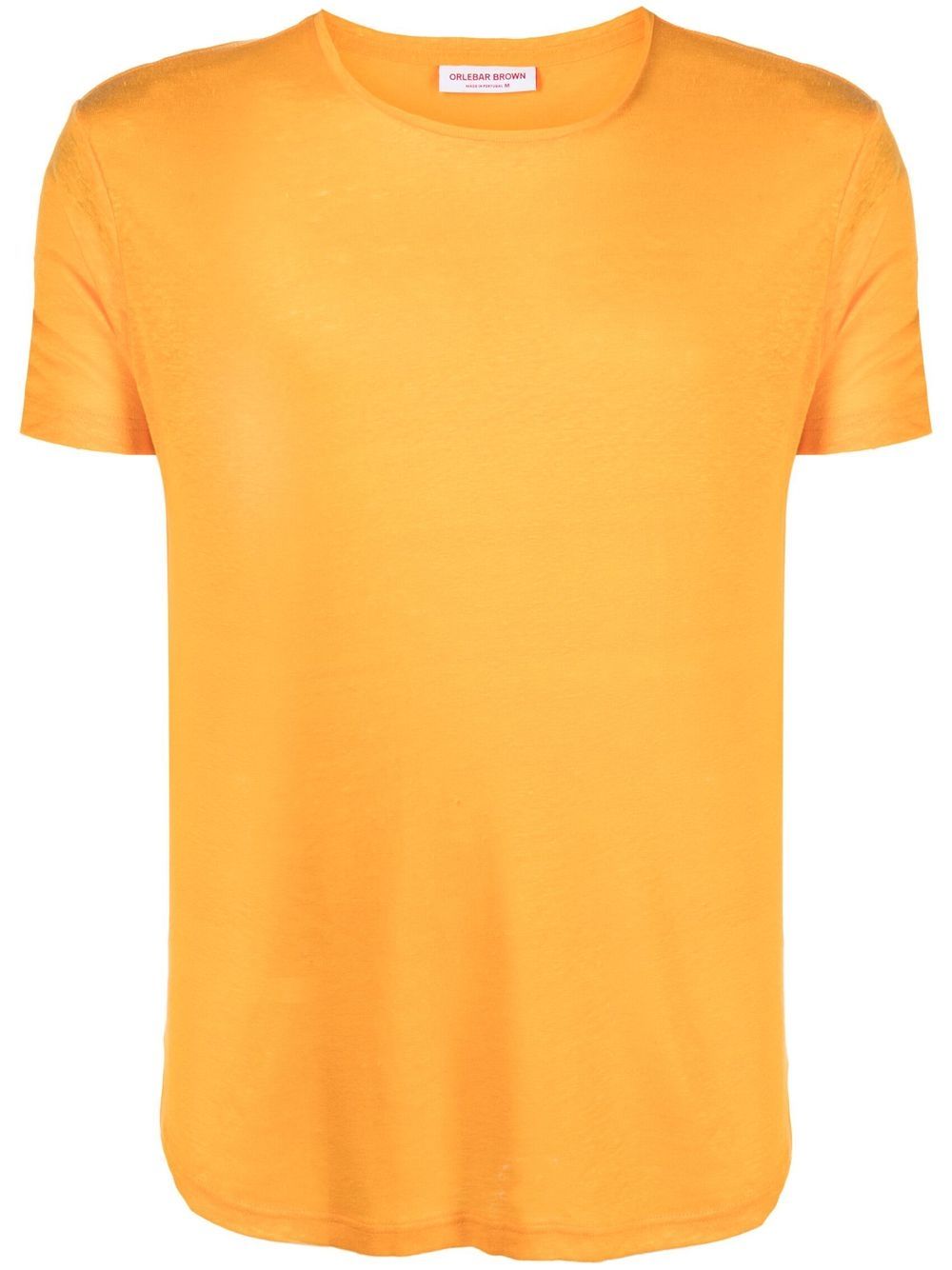 Round-neck short-sleeve T-shirt - Orange