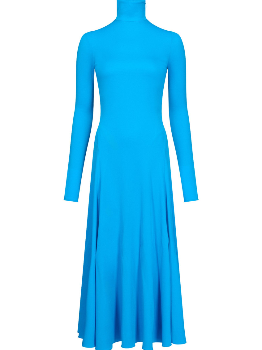 Alaïa - maxi dress with heart back detai