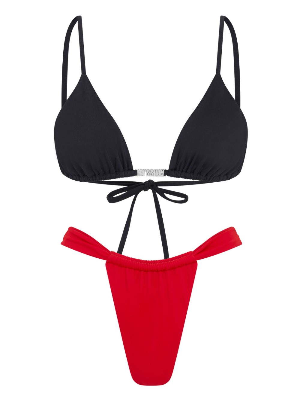Triangle-shape bikini - Black