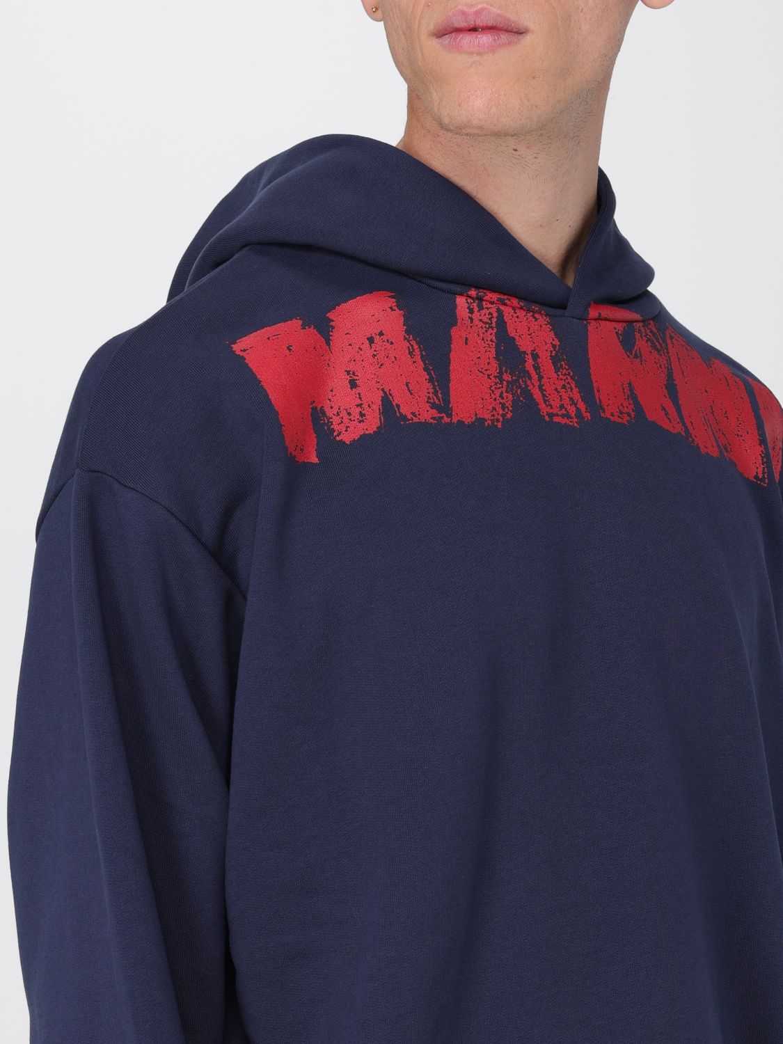 Sweatshirt Men color Blue