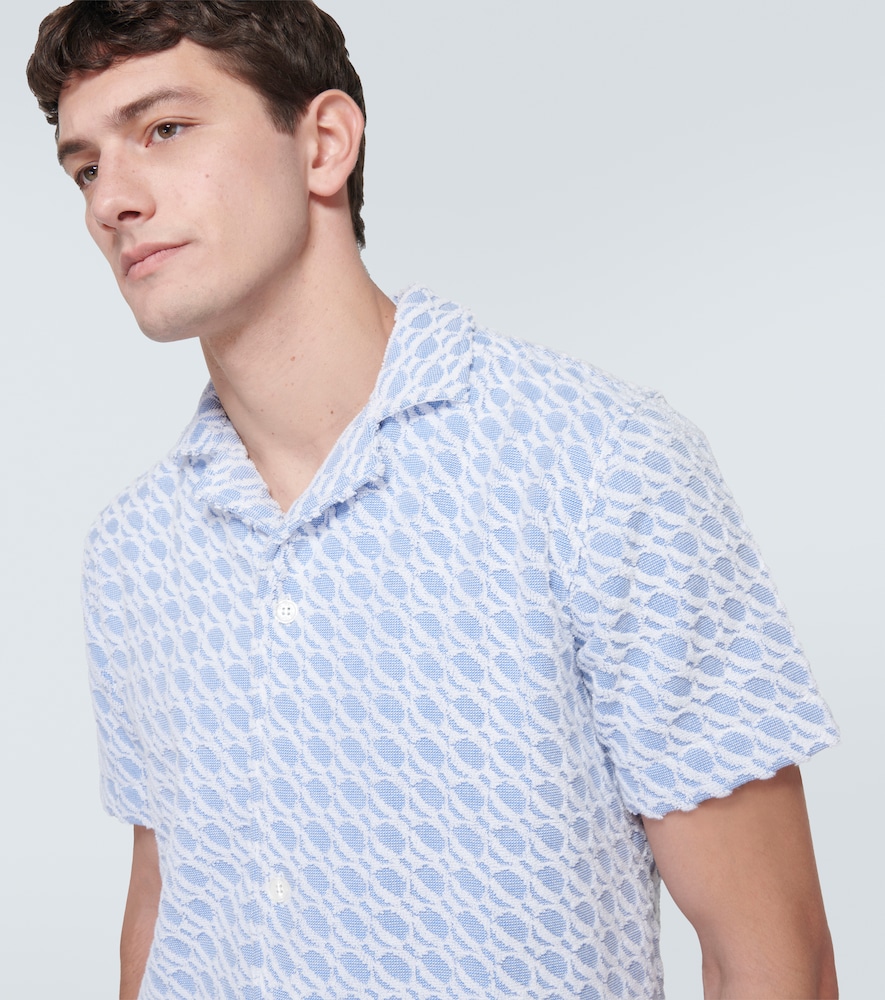 Howell cotton terry bowling shirt