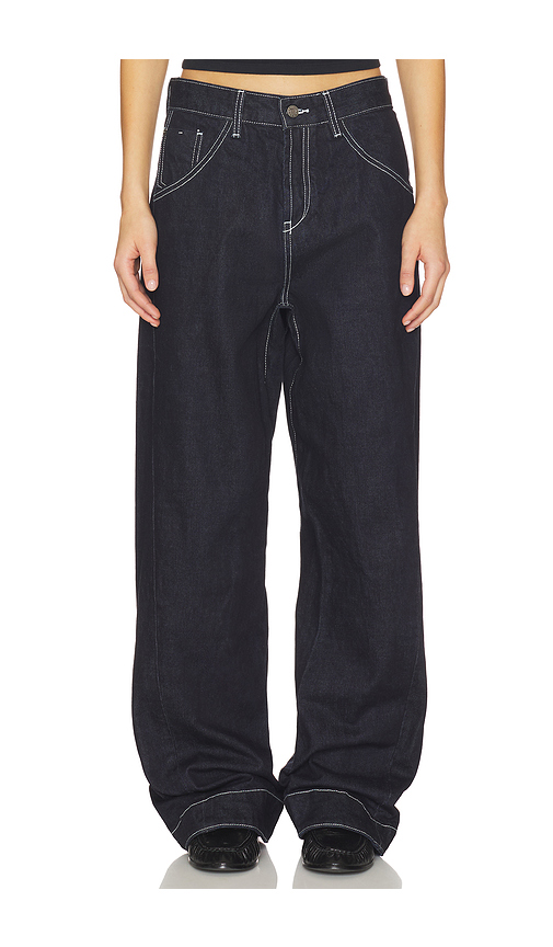 NIIHAI Worn Out Jeans in Navy. - XS also in S, M