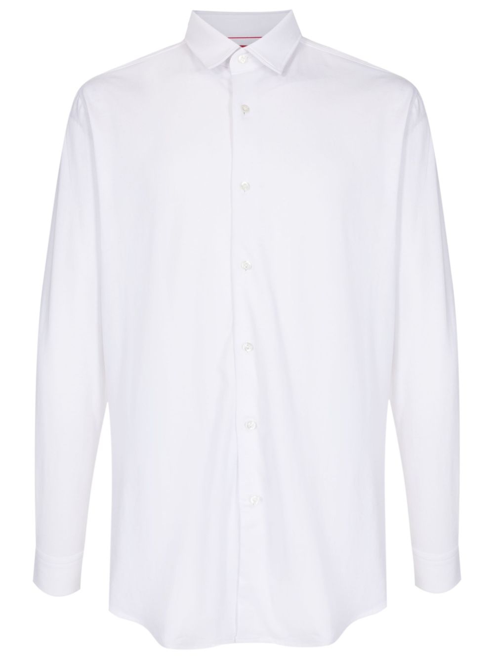 Long-sleeved cotton shirt - White
