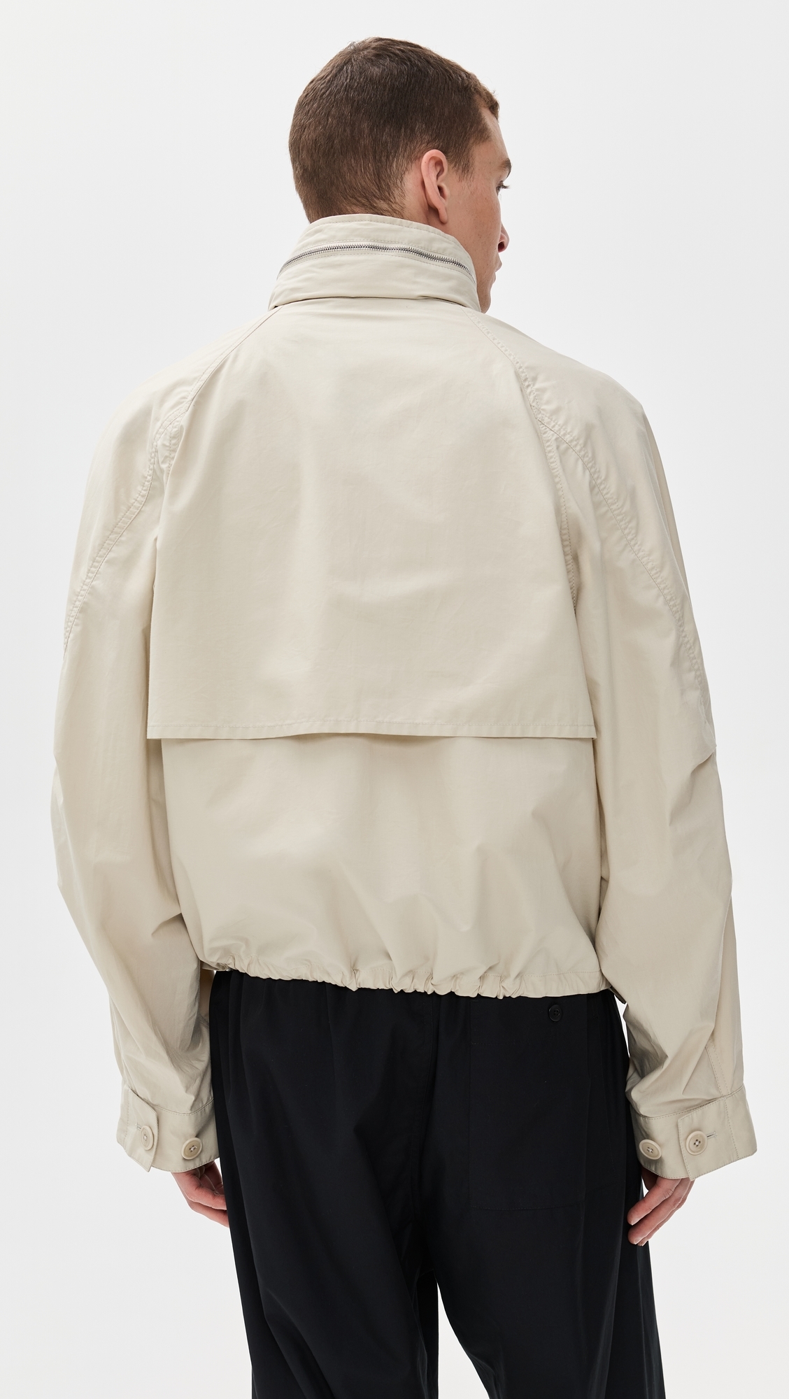 Lemaire Parachute Blouson Jacket Stone Beige