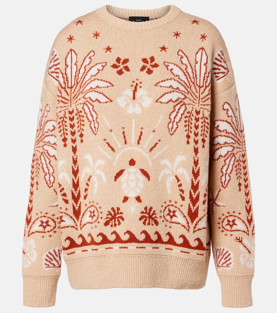 Echoes Of The Island wool and cotton sweater