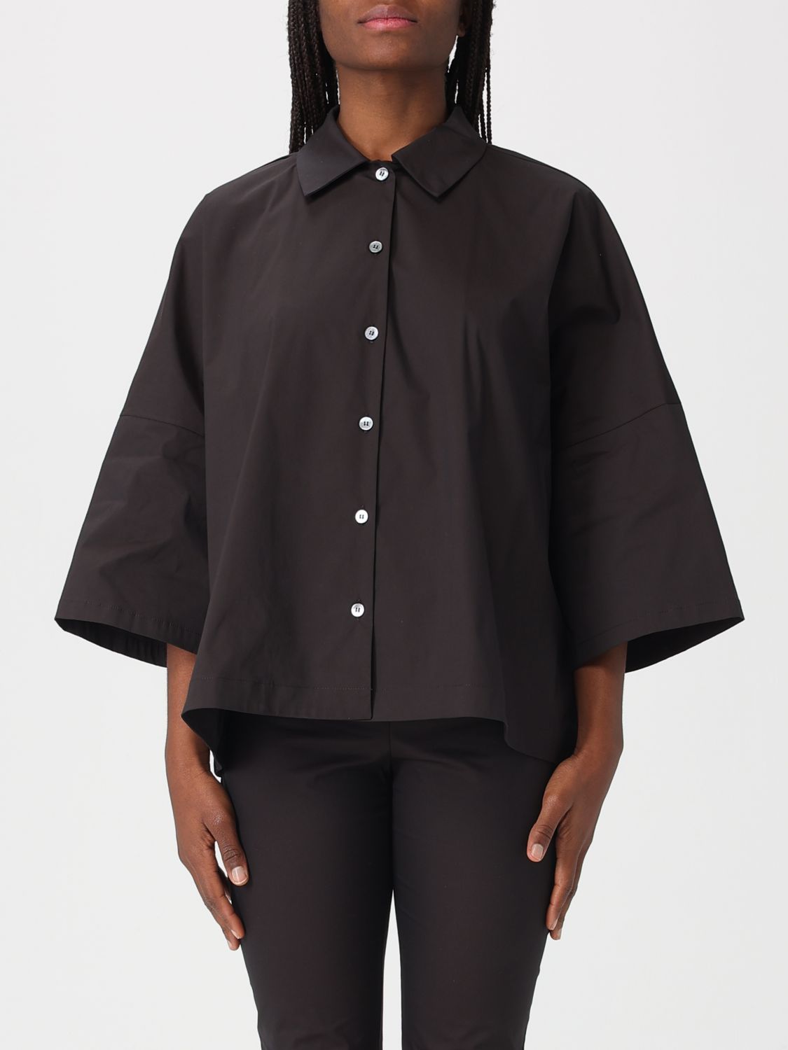 Shirt Woman color Brown