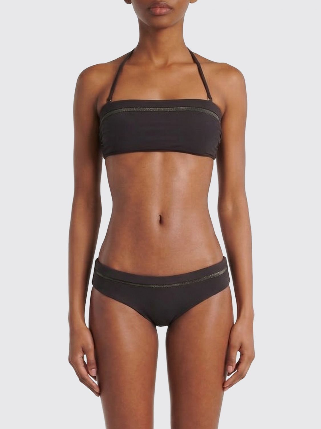 Swimsuit Woman color Brown