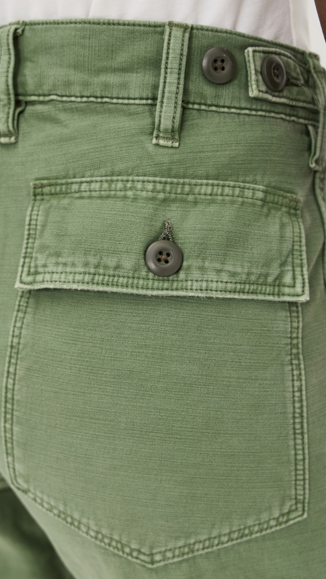 Cotton Ricky Pants Olive