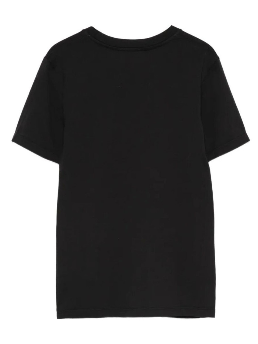 Black Crew Neck Short Sleeves T-Shirt