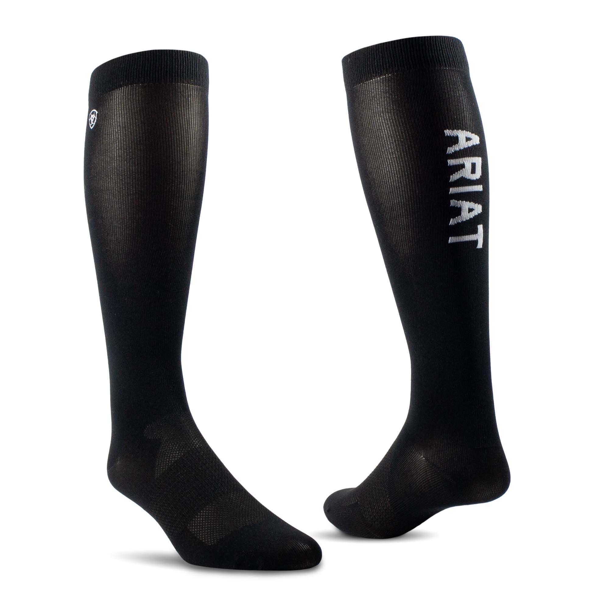 Men's AriatTEK Essential Performance Socks in Black, Size OS