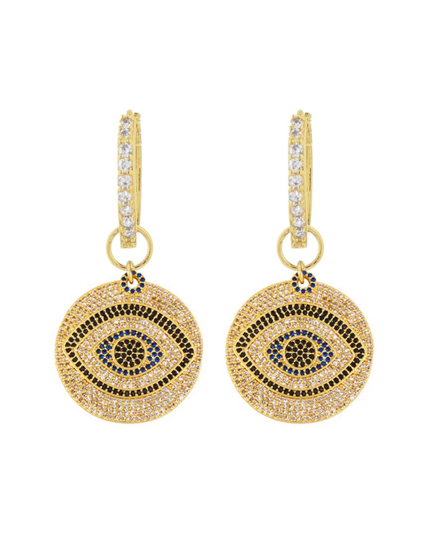 Luxe Collection CZ Evil Eye Drop Earrings