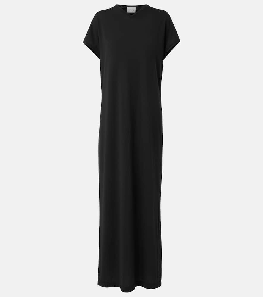 Verda cotton-blend jersey maxi dress