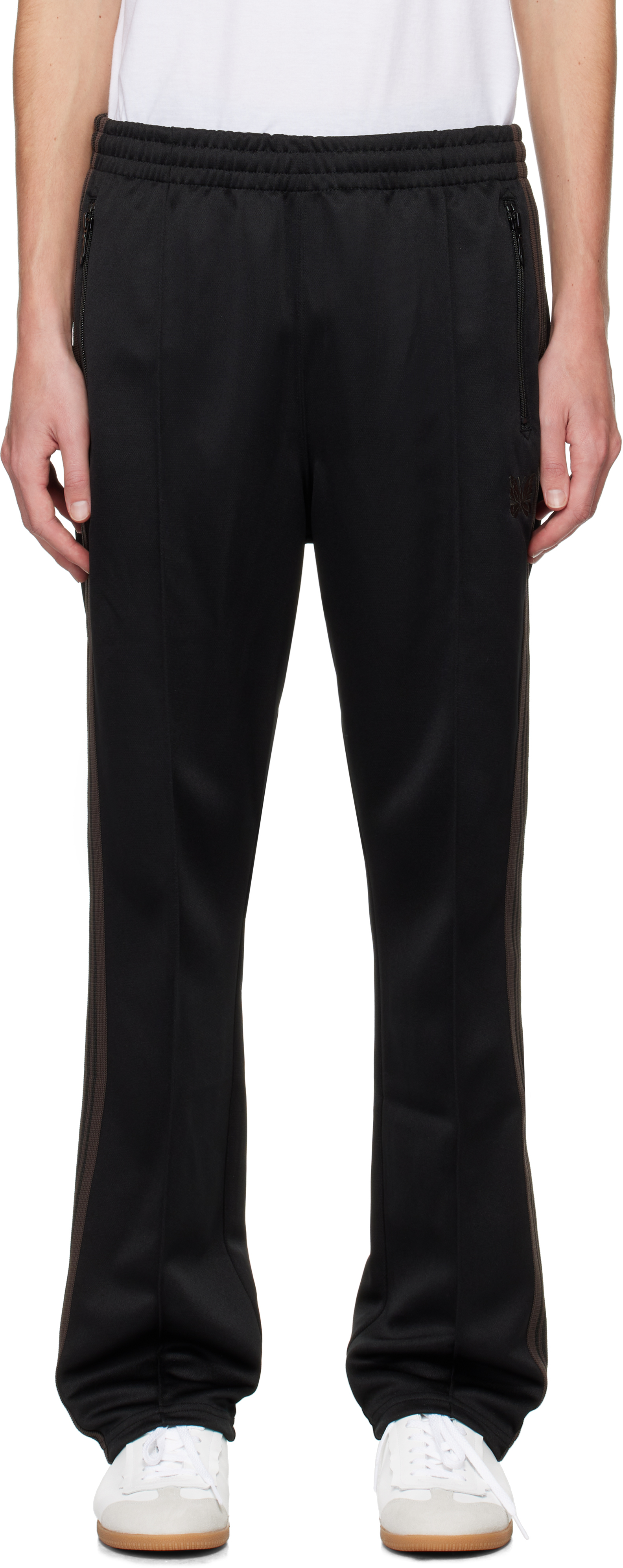 NEEDLES Black Narrow Track Pants