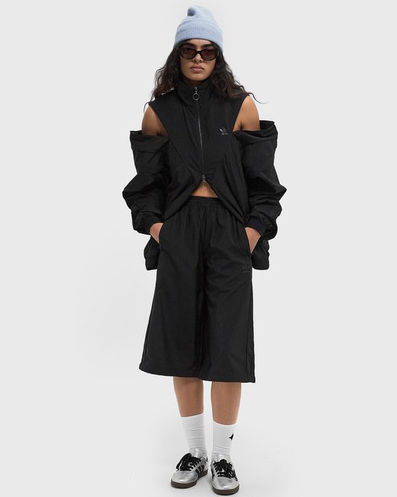 Women's Rasant Oversized Zip Off Track Pants in Black
