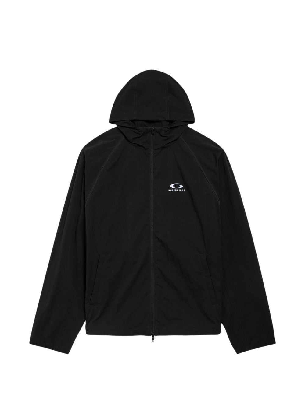 Logo hooded jacket