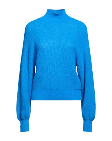 Woman Turtleneck Bright blue Size 6 Polyamide, Alpaca wool, Wool