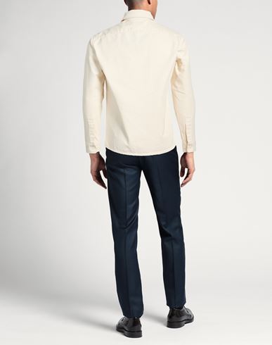 Man Shirt Ivory Size L Recycled cotton, Cotton