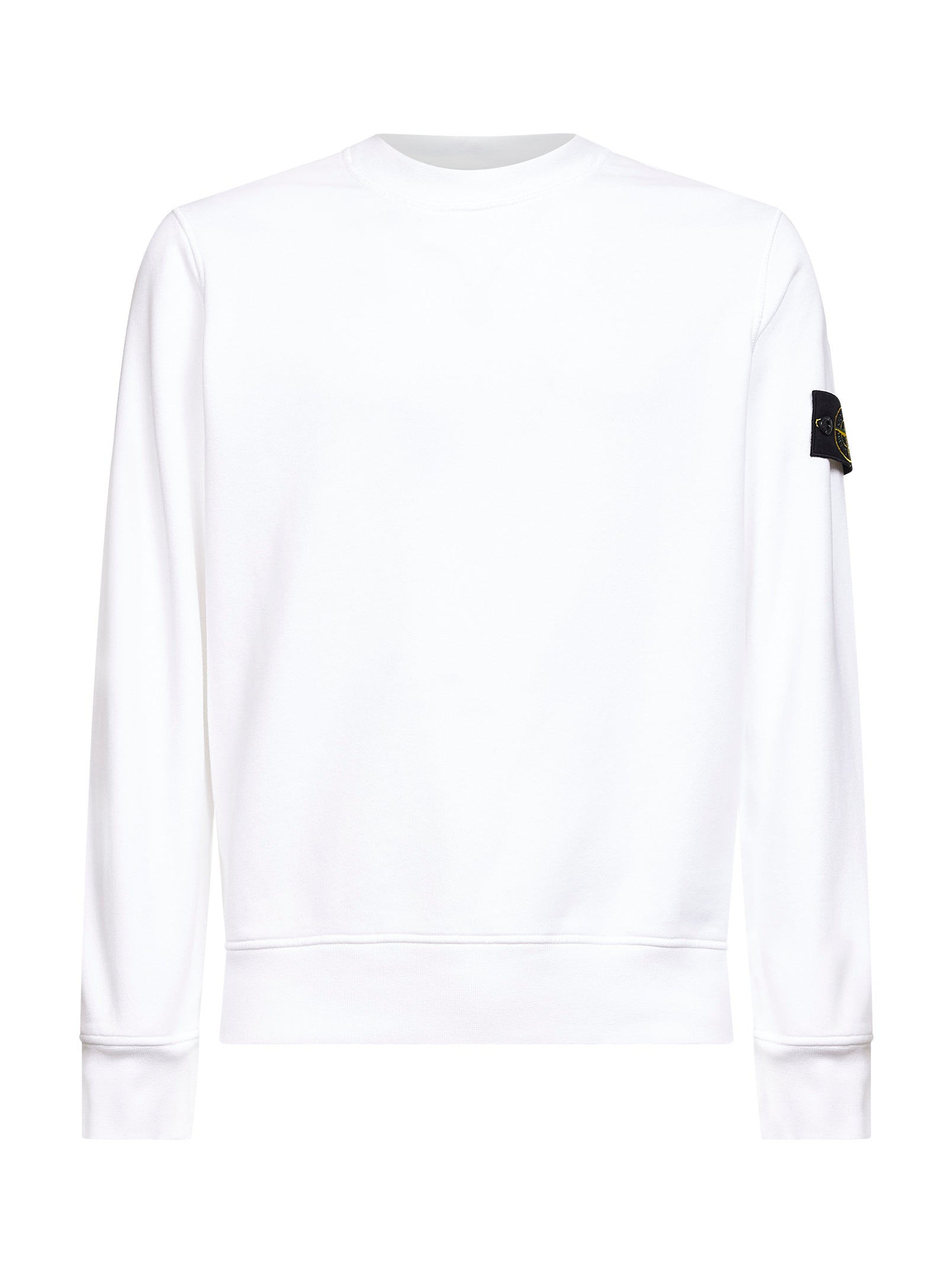 Organic Cotton Crewneck Sweatshirt — White