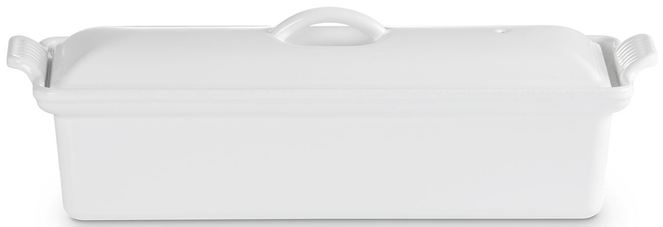 Traditional Rectangular Terrine in White