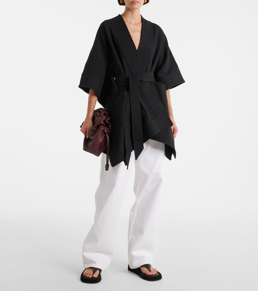 Wardrobe. NYC Belted cotton cape