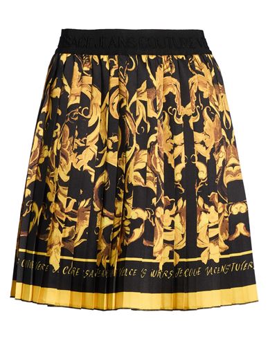 Woman Mini skirt Black Size 4 Polyester