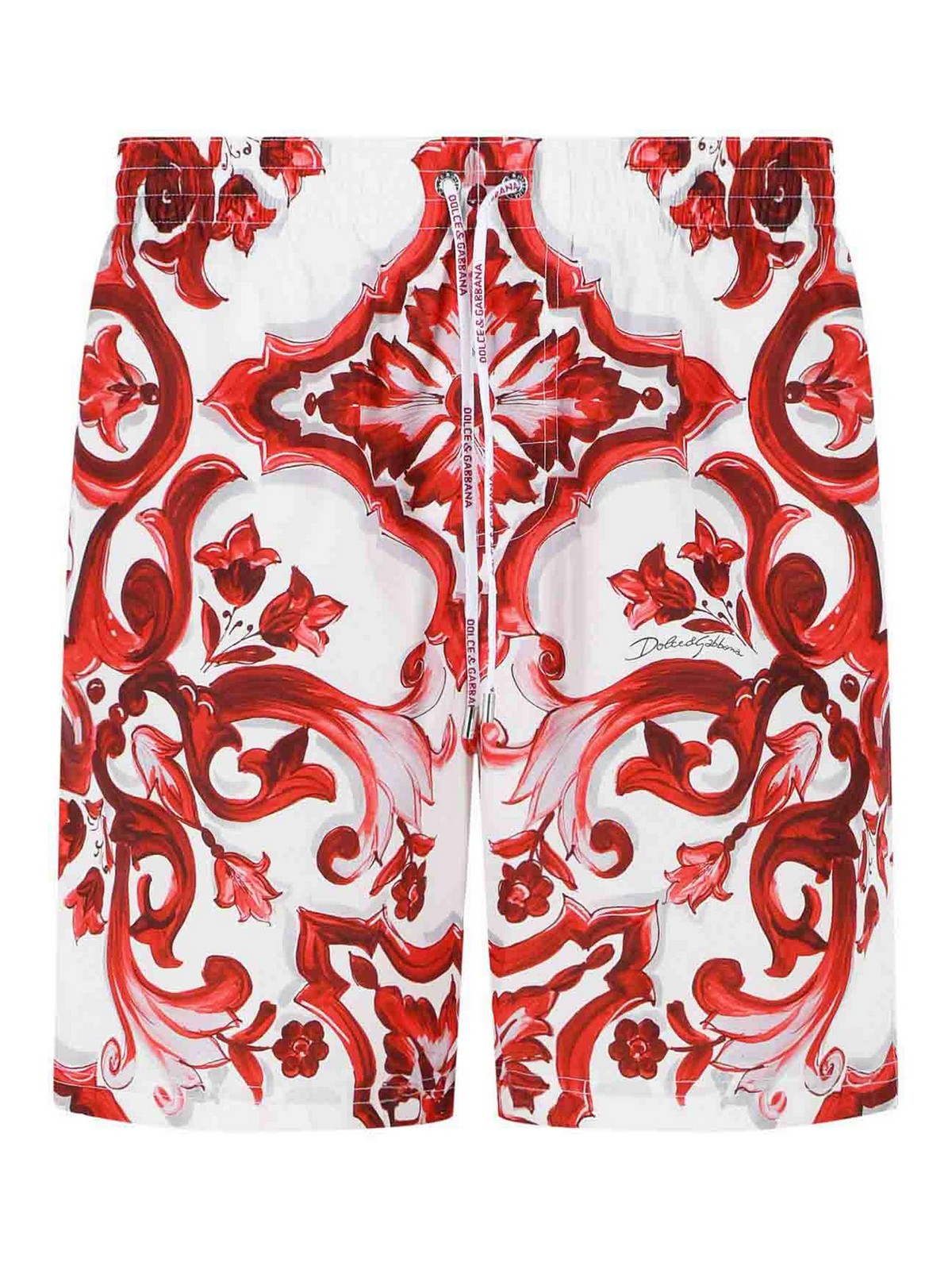 Dolce&Gabbana - maiolica print polyester medium boxer short