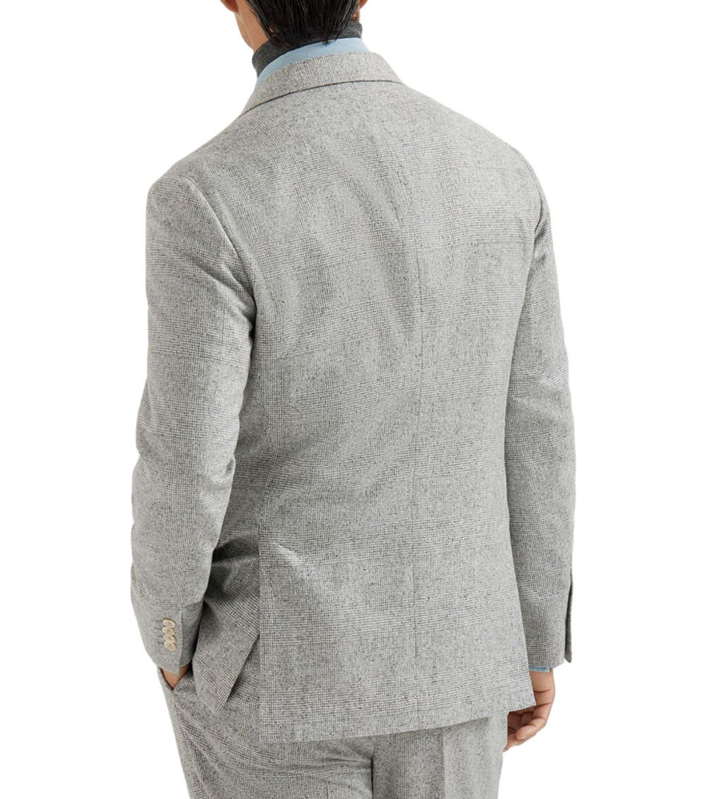 Brunello Cucinelli - deconstructed jacket with prince of wales pattern