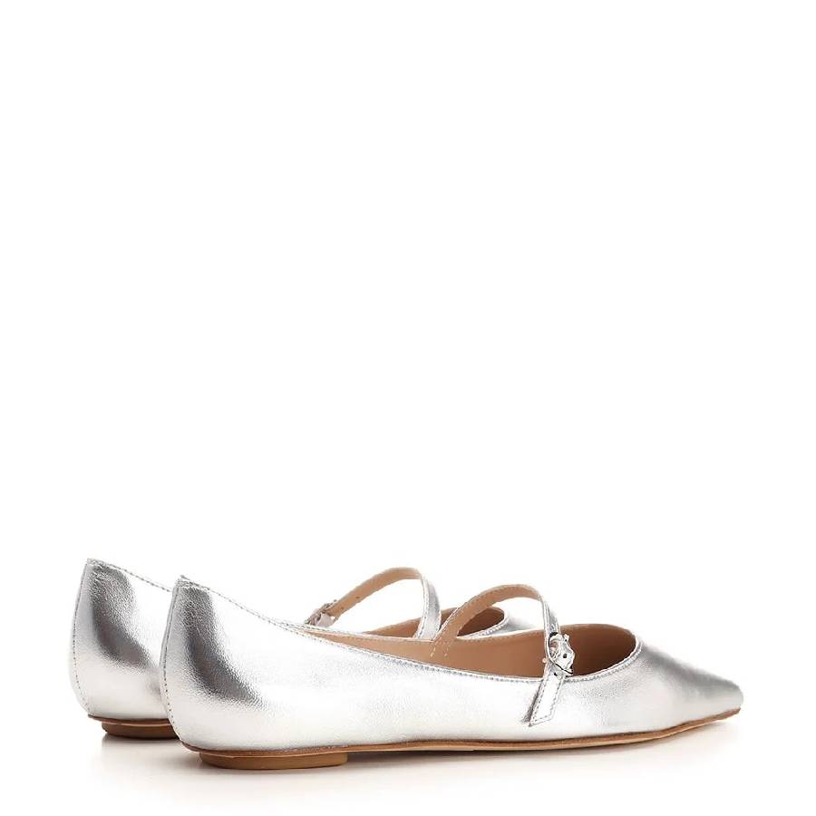 Emilia Metallic Mary Jane Flats
