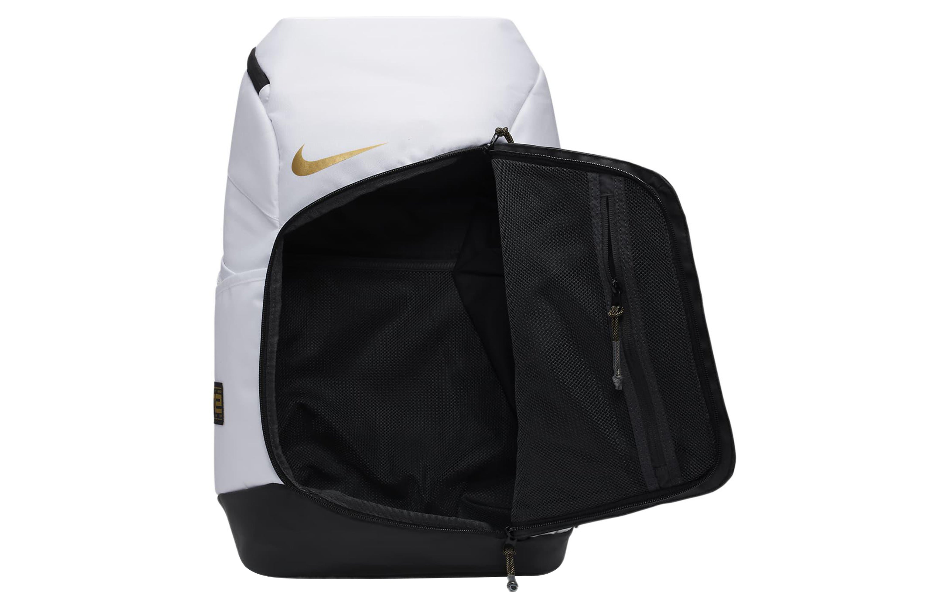 Hoops Elite Backpack 32L 'White Black Gold'