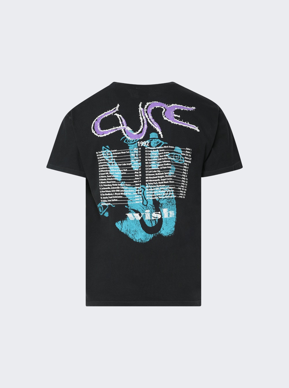 The Cure 90s Crew Tee Coal