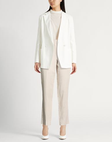 Woman Pants Platinum Size 8 Viscose, Linen, Cotton