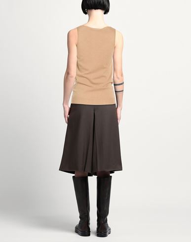 Woman Tank top Camel Size S Polyamide, Wool, Viscose, Cashmere