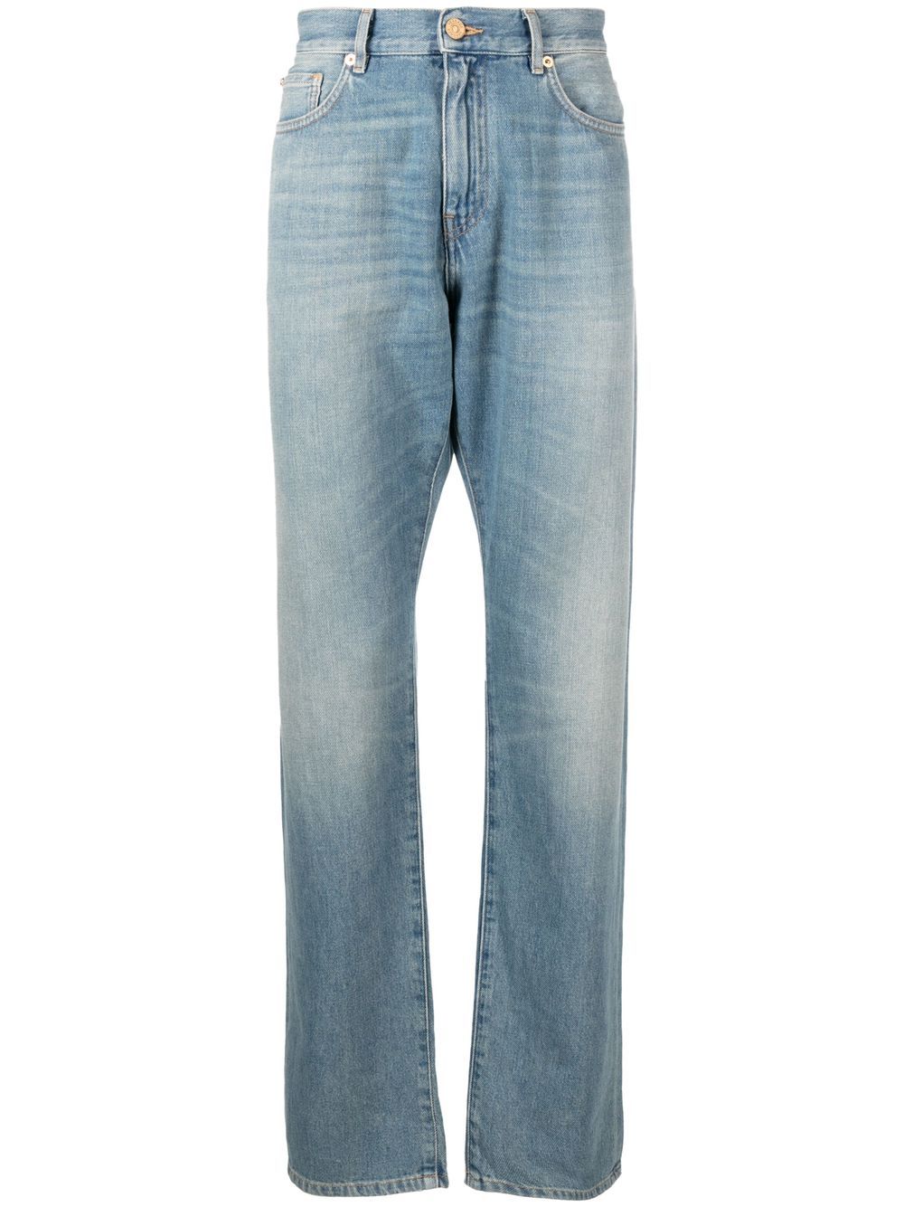 Straight-leg cut denim jeans - Blue