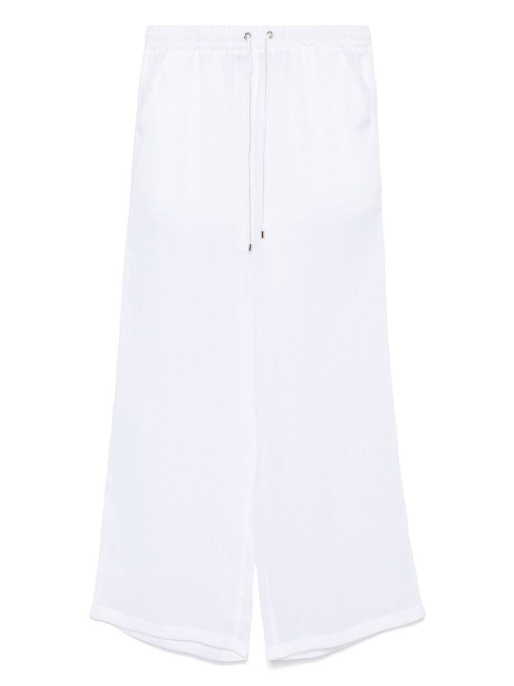 Lorena Antoniazzi elasticated-waistband trousers - White