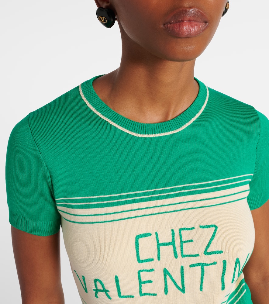 Chez striped cotton top