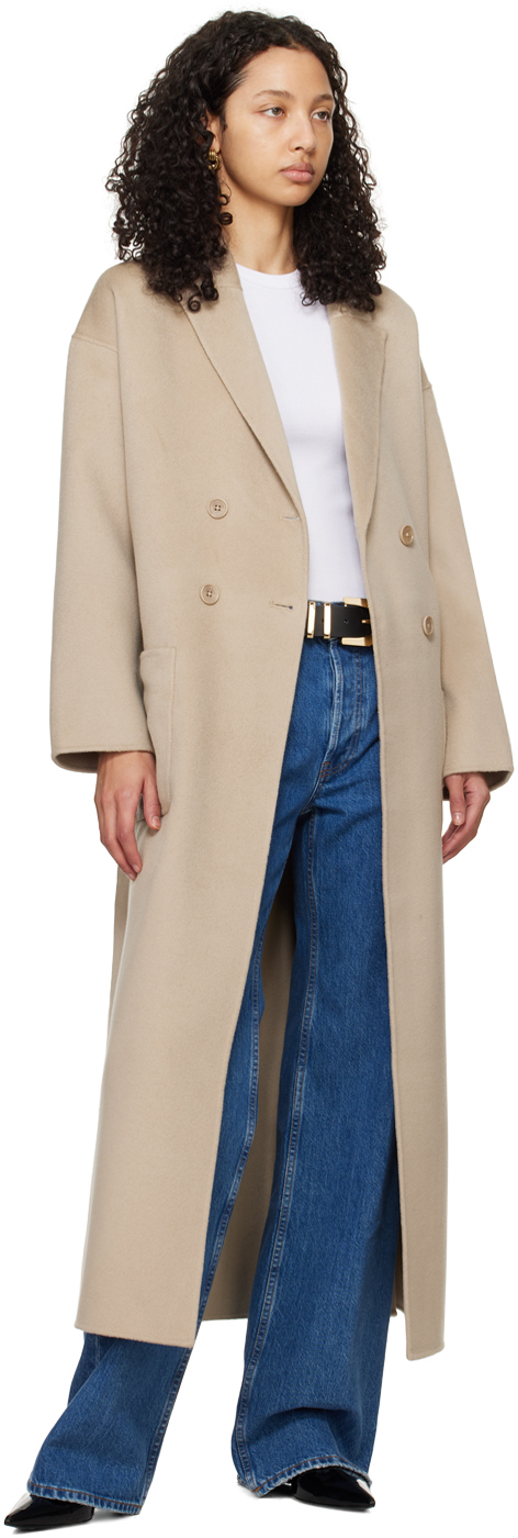 ANINE BING Taupe Dylan Coat